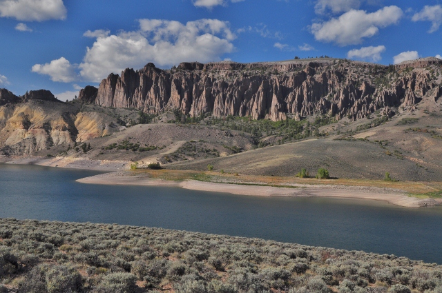The Dillon Pinnacles are part of The Curecanti Natl Rec Area